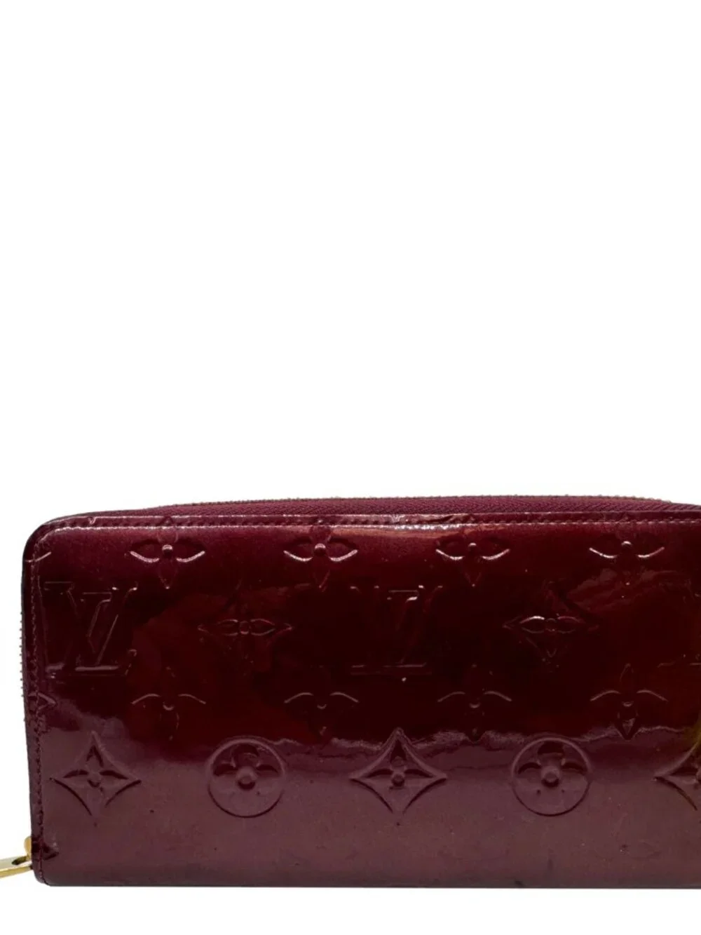 Louis Vuitton  Monogram Vernis Zippy Wallet Amarante